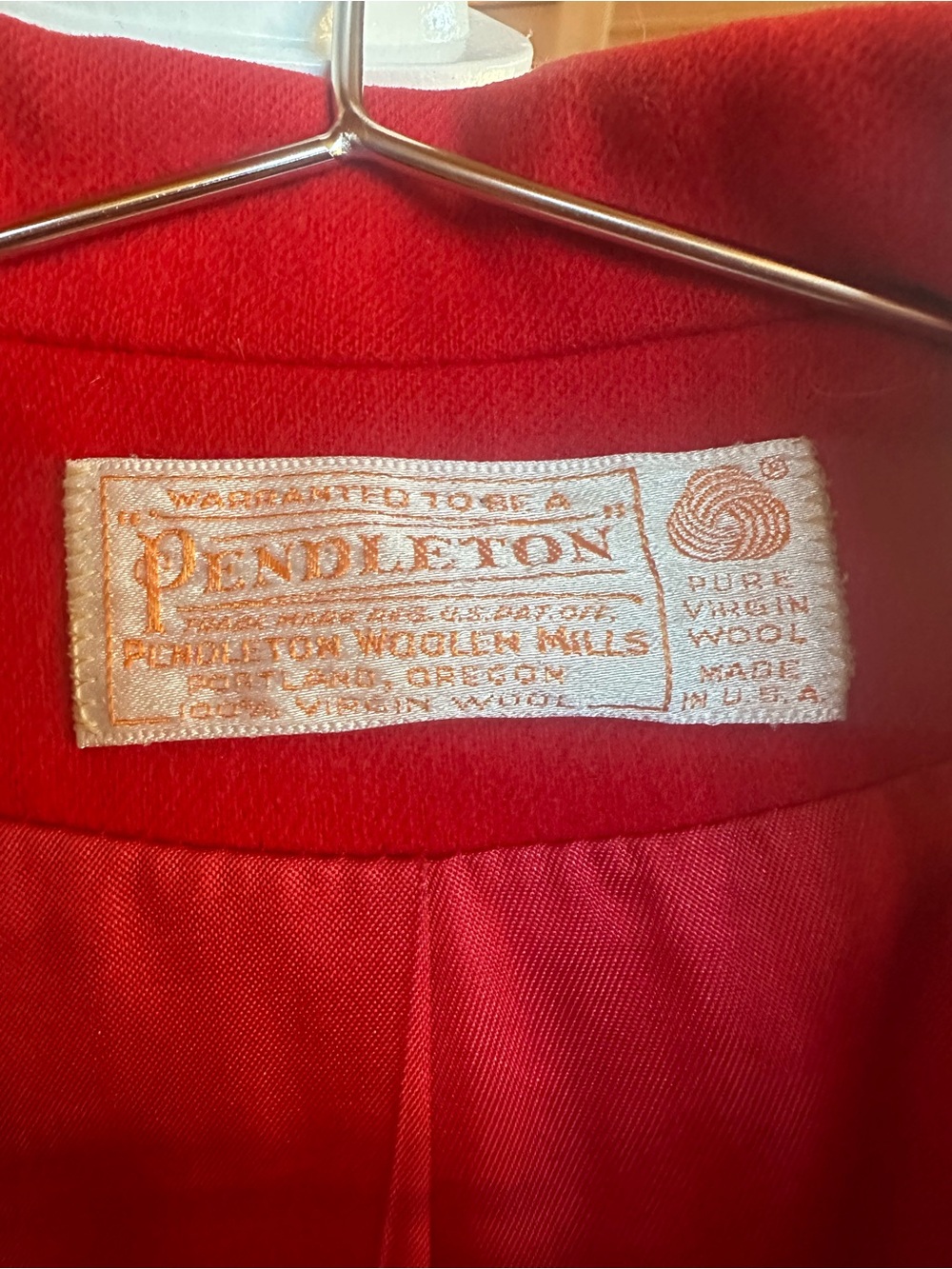 Pendleton Wool Red Women's Blazer - Picture 2 of 9